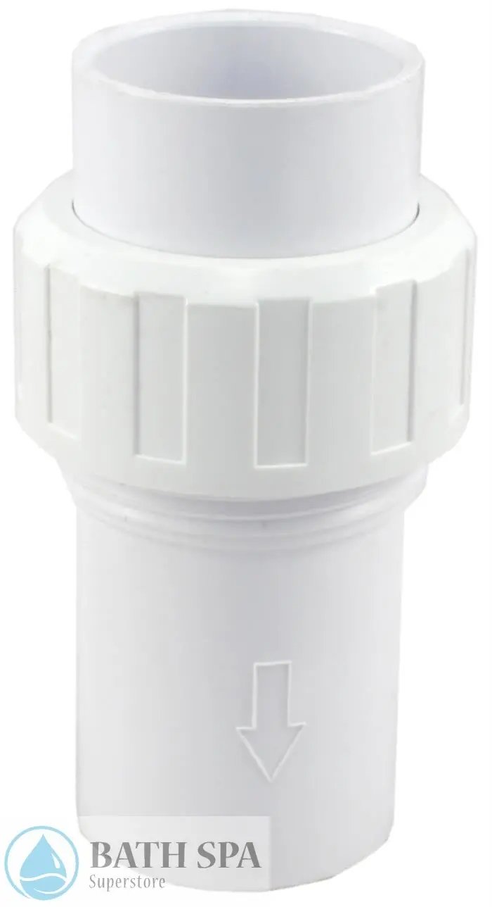 Air Check Valve Unionized 1.5" with 3/32 lb. Spring, UL (600-0510) Spa Parts 25069-000-000_c693d063-e391-4b49-84e7-2d27cf37a011