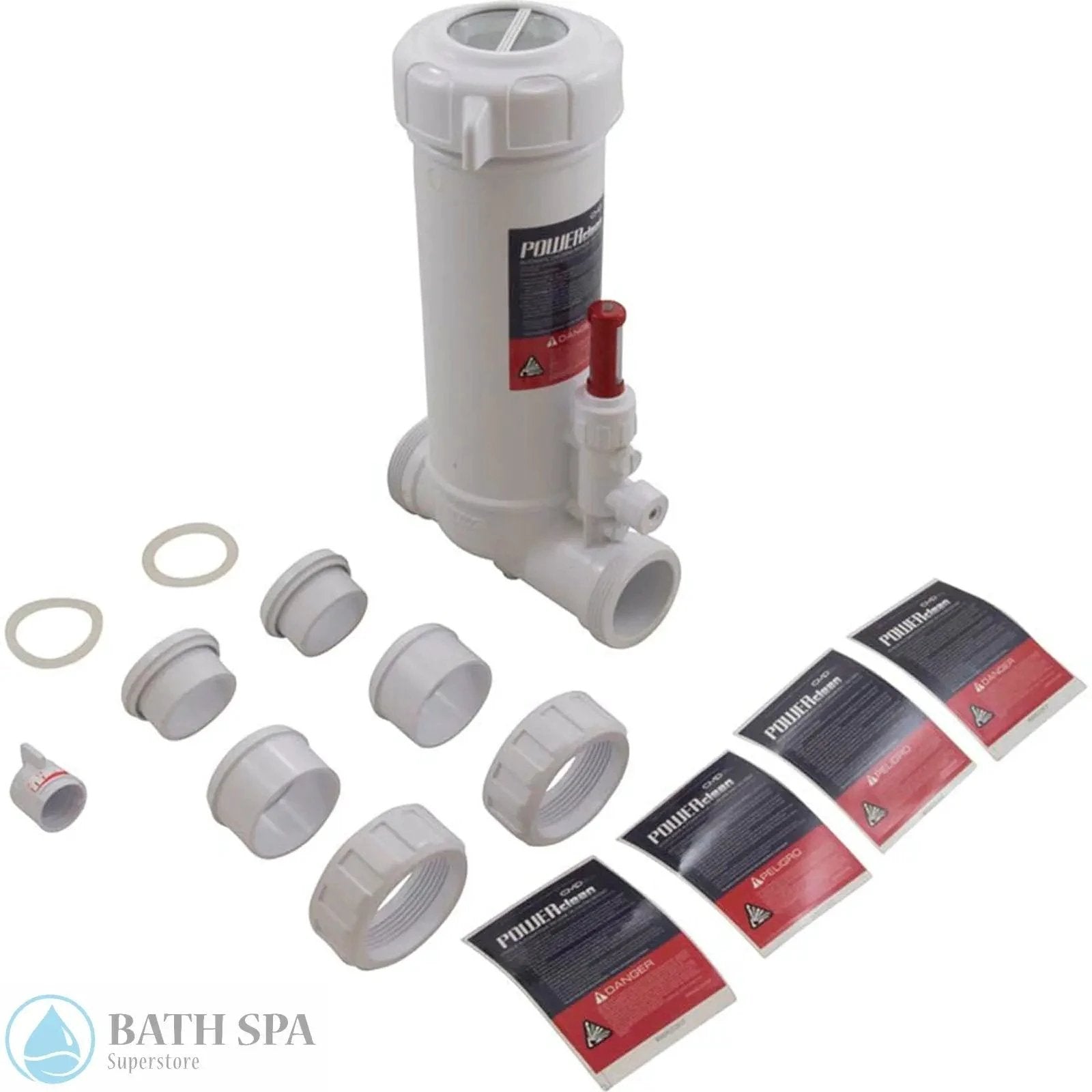 CMP PowerClean Ultra Chlorinator With Clear Glass Lid (25280-100-000) Water Care Maintenance: Chemical Feeders/Parts 25280-100-000