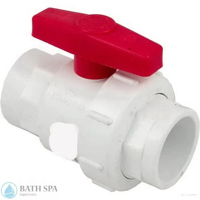 Flo Control 1-1/2" Slip Ball Valve (1350-15) PVC Plastic Fittings & Valves: Valves - Ball Valves 26-350-1350_xl