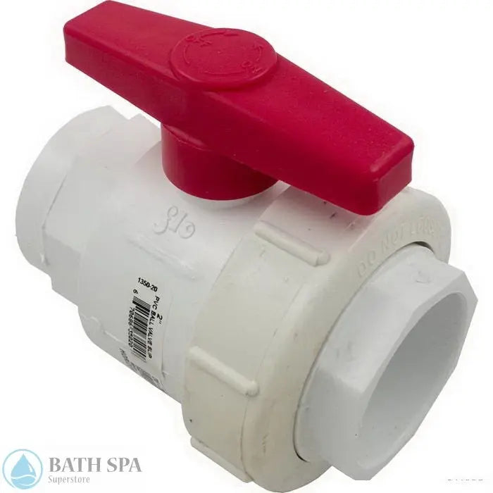 Flo Control 2" Slip Ball Valve (1350-20) PVC Plastic Fittings & Valves: Valves - Ball Valves 26-350-1360_xl