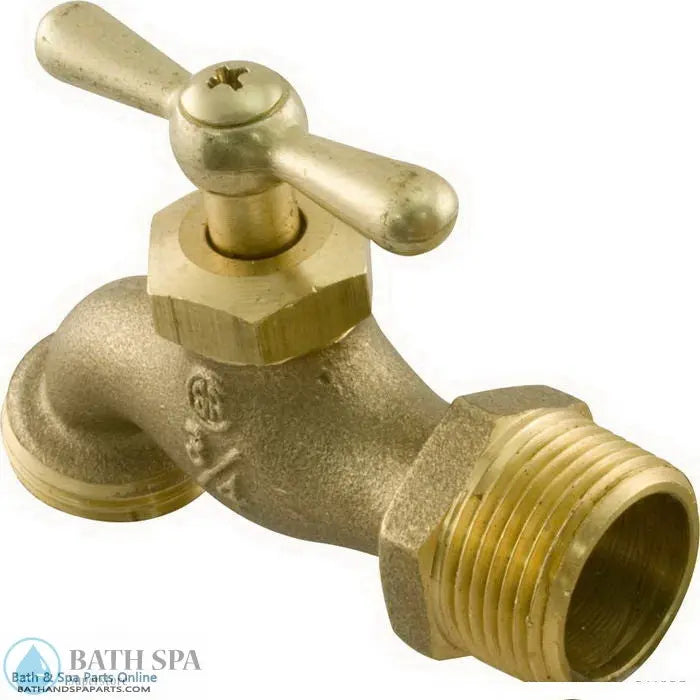 Hose Bib 3/4" MPT Brass (26-555-1010) PVC Plastic Fittings & Valves: Valves - On-Off Valves 26-555-1010_xl
