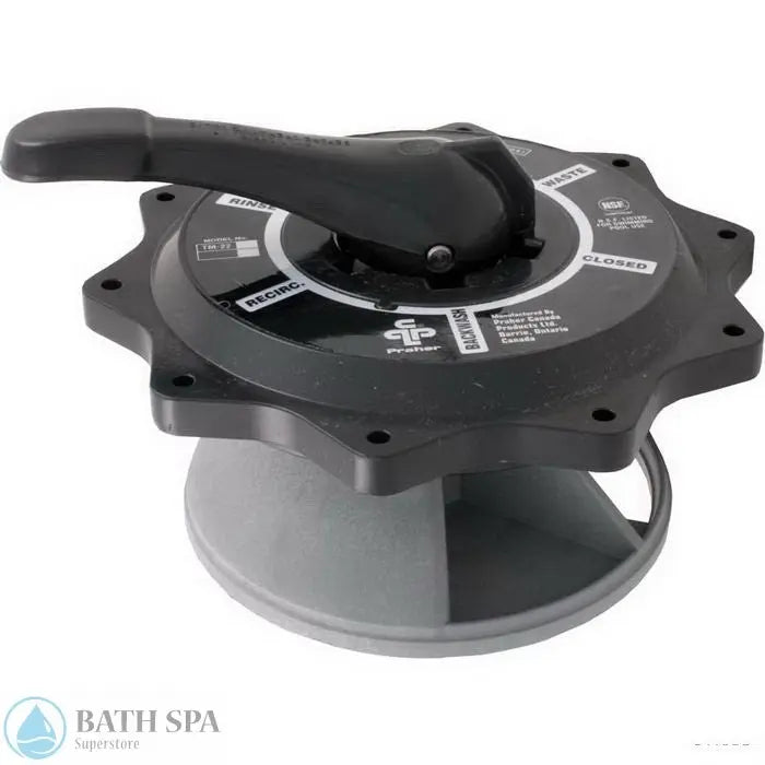 Jacuzzi 2" Dial Valve Lid Assembly With Handle (39-2617-06-R) PVC Plastic Fittings & Valves: Valves - Dial Valves 27-105-1132_xl