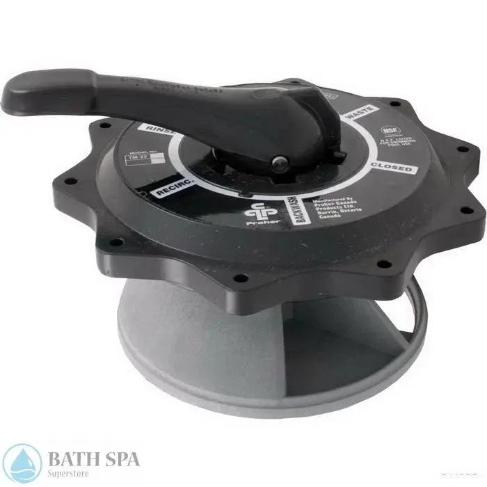 Jacuzzi 2" Dial Valve Lid Assembly With Handle (39-2617-06-R) PVC Plastic Fittings & Valves: Valves - Dial Valves 27-105-1132_xl