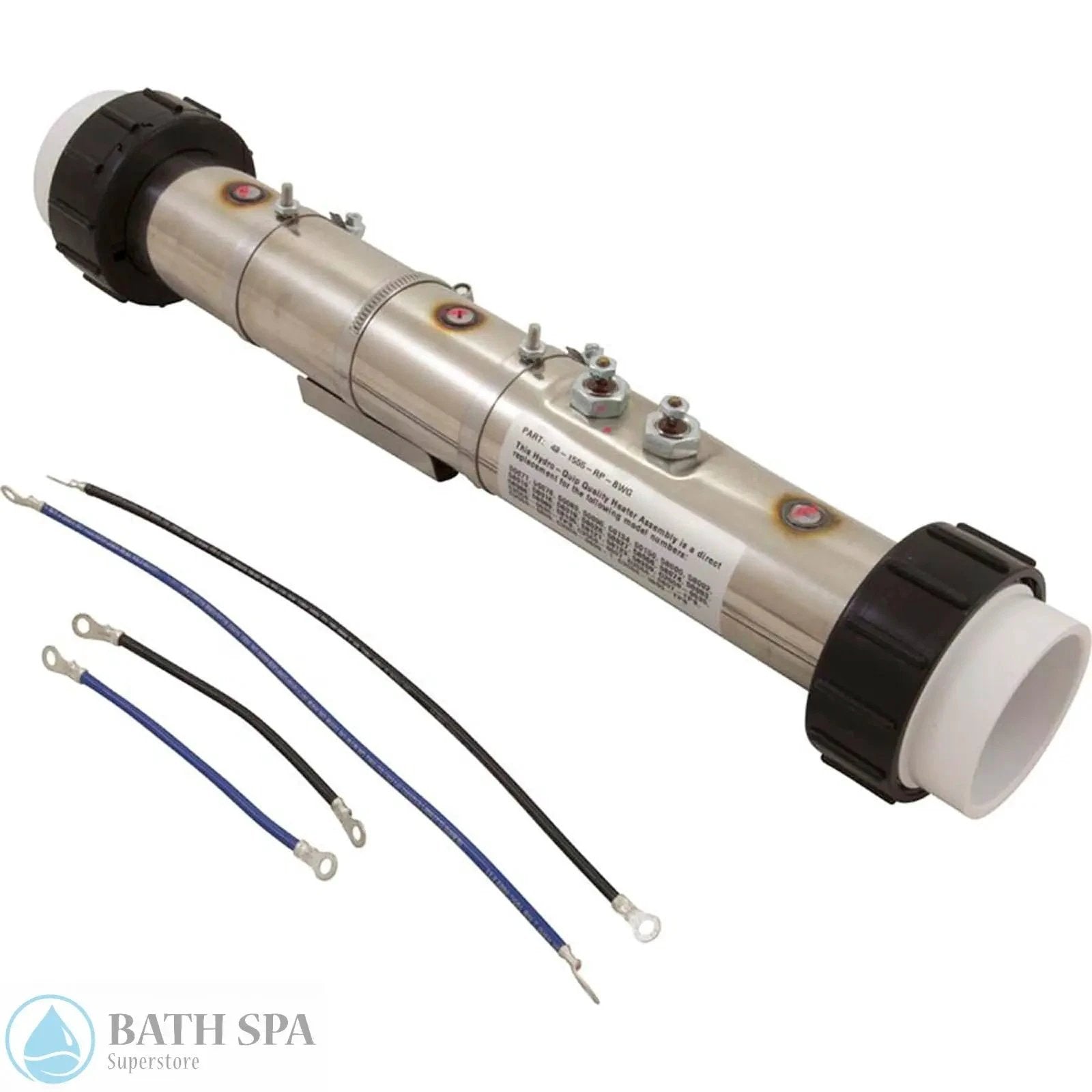 Balboa M7 Flo-Thru Spa Heater 15" 3.0 kW Spa Heater W/Sensors (LEM7 Systems TUV) (58061) Spa Parts: Spa Heaters (Balboa Spa Heaters) 27-J0425-7S-K