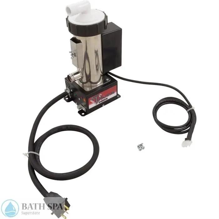 Vertical Heater Titanium Low Flow Gatsby Repl, 6.469"x3", 230v, 4.0kW, w/box Spa Parts 28-E0300-5T-K