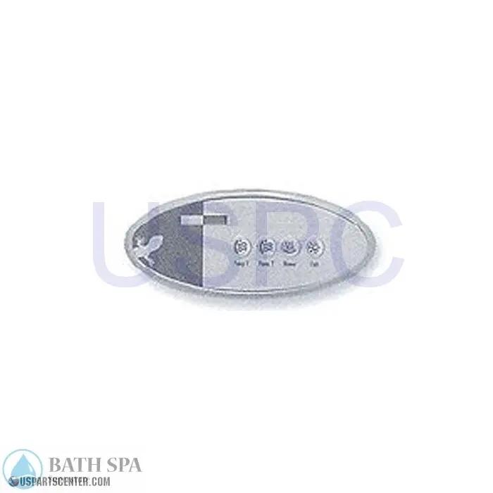 Gecko Topside - Gecko S-Class Mini Oval Control Spa Parts: Spa Topside Panels (Gecko Topside Panels) 3-00-7251