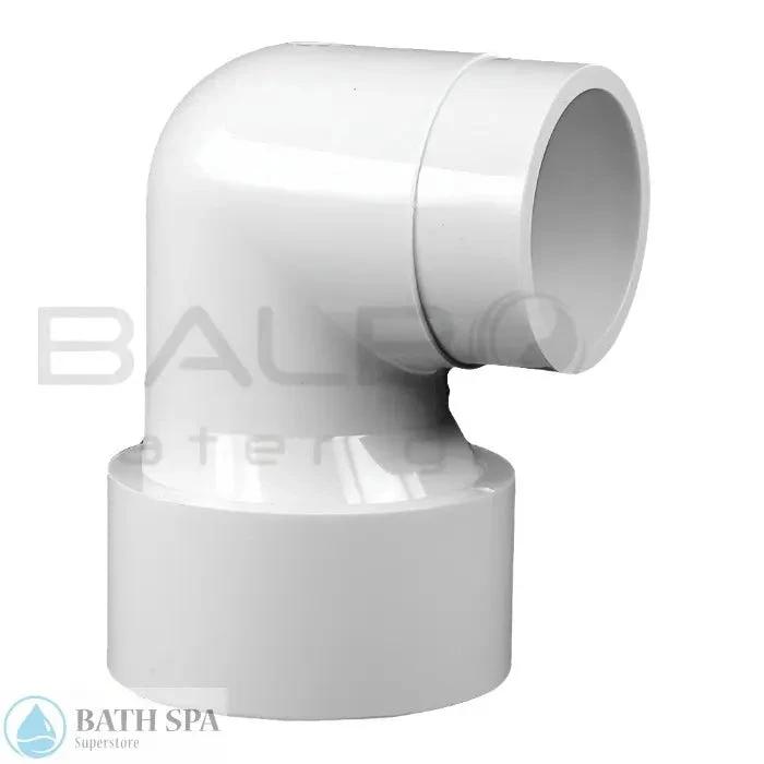 Balboa Suction W/1.5" Street Elbow (30145-V) Spa Parts: Spa Suctions 30145-v_lar