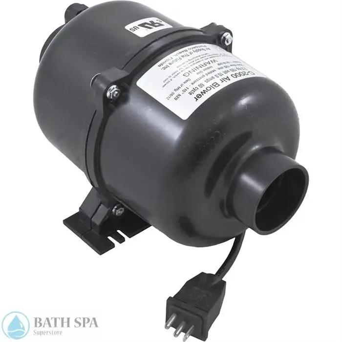 Comet 2000 Air Blower - 2.0HP, 120v, 10a (3218120F) Spa Parts: Spa Air Blowers (Residential - Side Mount) 3218120F