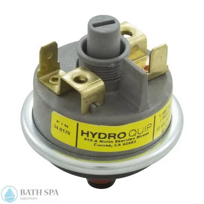 Hydro-Quip Pressure Switch Sensor (34-0178) Spa Parts: Spa Heaters (Heater Parts/Accessories) 34-0178_XL