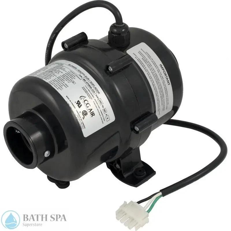 C.G. Air Millenium Long Life Blower 230V 60Hz 4.0A With 3 Ft Cord Industrial Quiet Durable Motor Spa Parts: Spa Air Blowers (Residential - Side Mount) 34-122-1005_XL_8f01e4eb-a376-491c-b959-b7dbcfd02eec