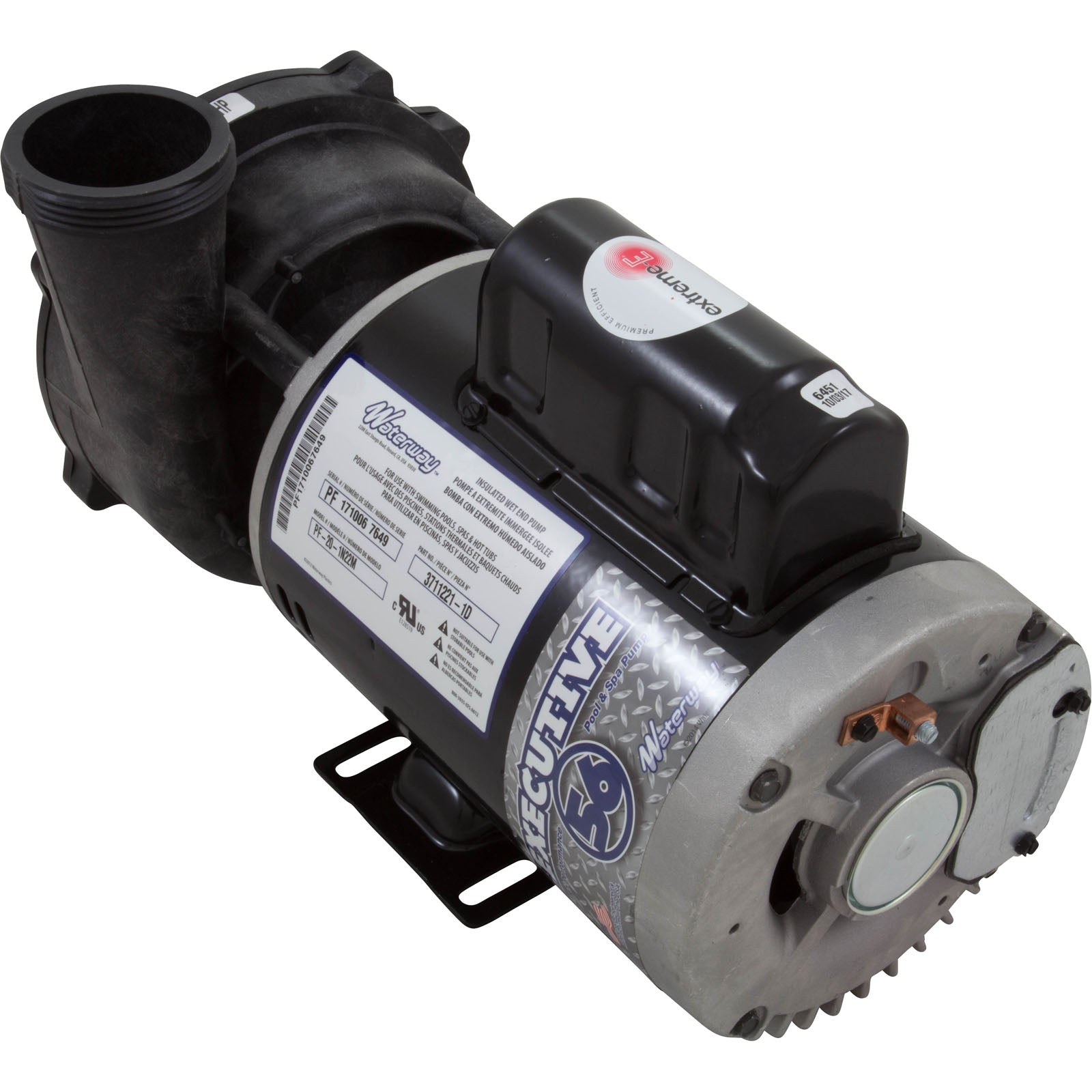 Aquastorm LX [6 hp SPL] [3 hp] Pump 10/3.5 amp, 2 speed 3721221-1D