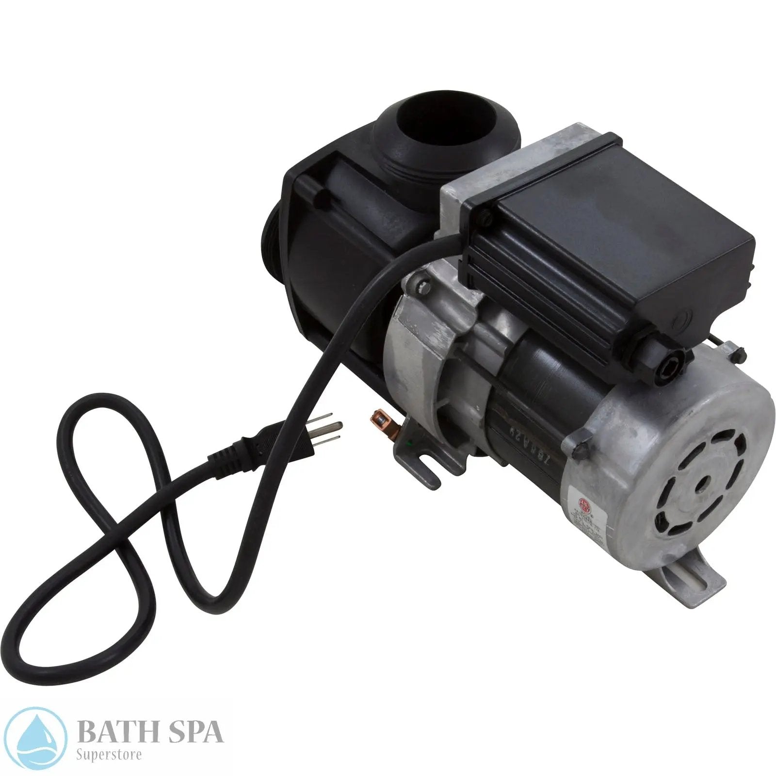 Jacuzzi Inno-Tech J Series Pump, 3/4hp, 7a, 120v, Cord air switch HB21000 Bath Pumps and Parts 34-360-2100_1-REVERSE__XL