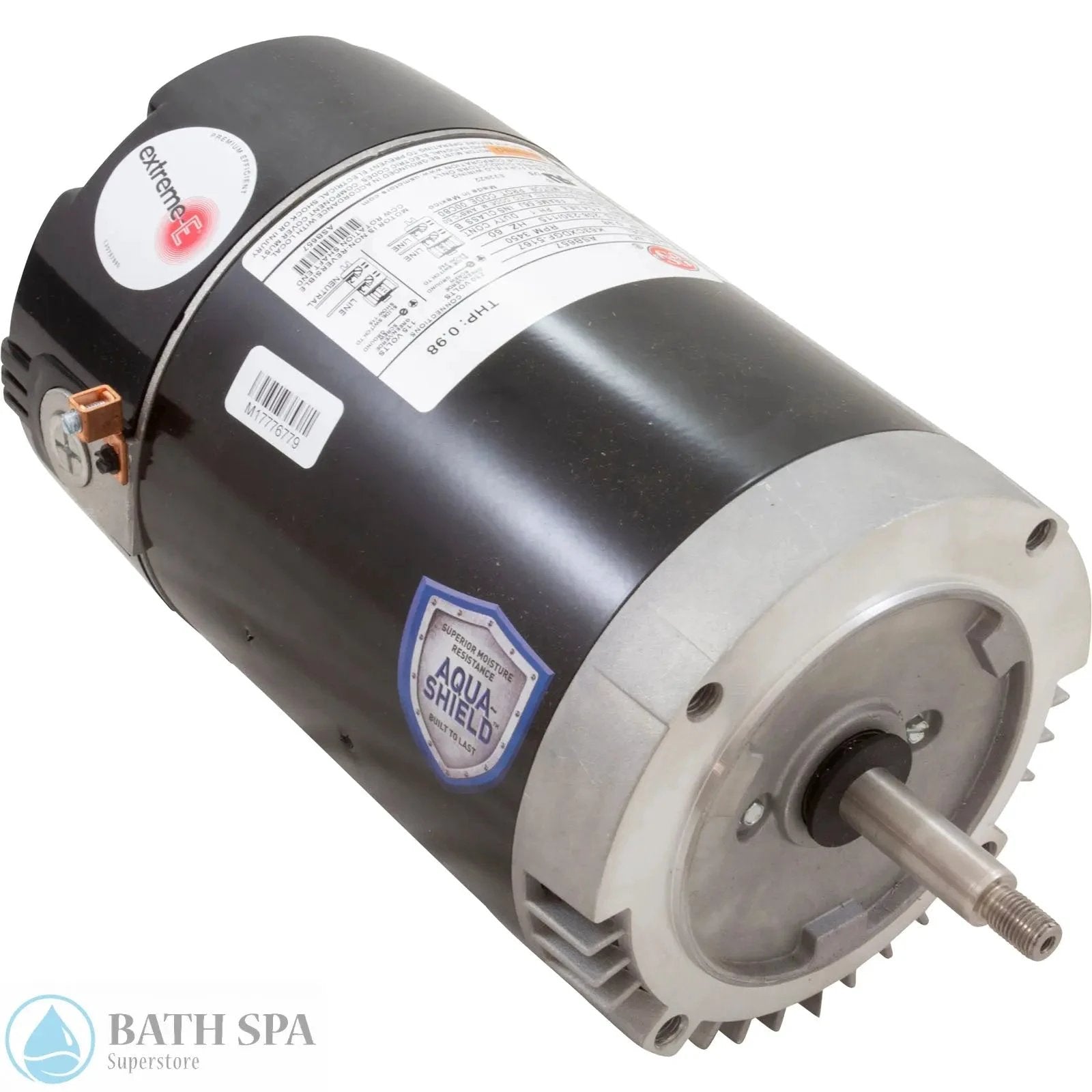 US Motor C Face Half HP Electric Motor 1S Threaded Shaft 115 230 Volt Single Phase Industrial Grade Spa Pumps & Parts: Spa Pump Motors (C-Face) 35-184-3657_XL