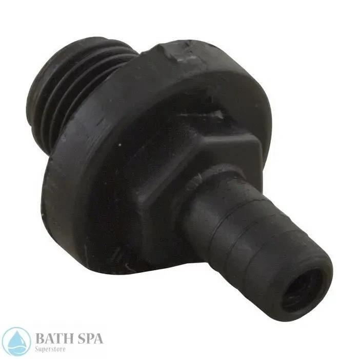 Gecko AquaFlo XP2 XP2E Drain Plug Adapter One Quarter Inch Barb To One Quarter Inch Male Pipe Thread Spa Pumps & Parts: Spa Pump Parts 35-402-1035_XL