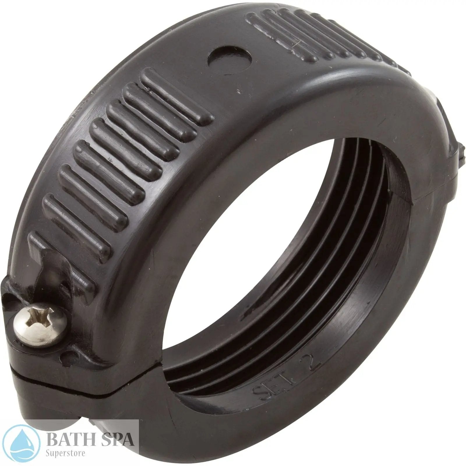 Waterway, Heater Split Nut Union, 1.5" with Screws 400-5491 Spa Parts 400-5491_bdcfaf76-599b-4579-857f-eae49946b291