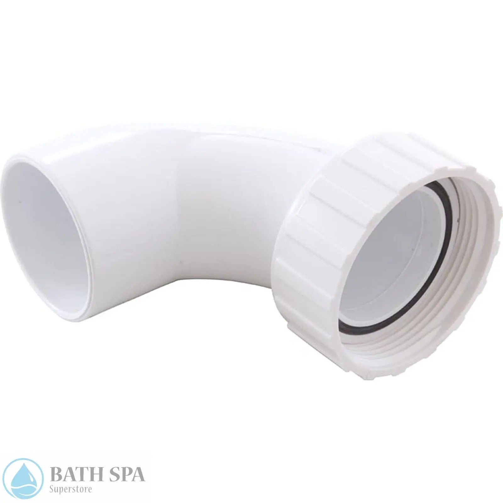 Waterway 2" Union Nut With 2" Spigot / 90 Degree Tailpiece & O-Ring (400-5800) PVC Plastic Fittings & Valves: Unions 400-5800