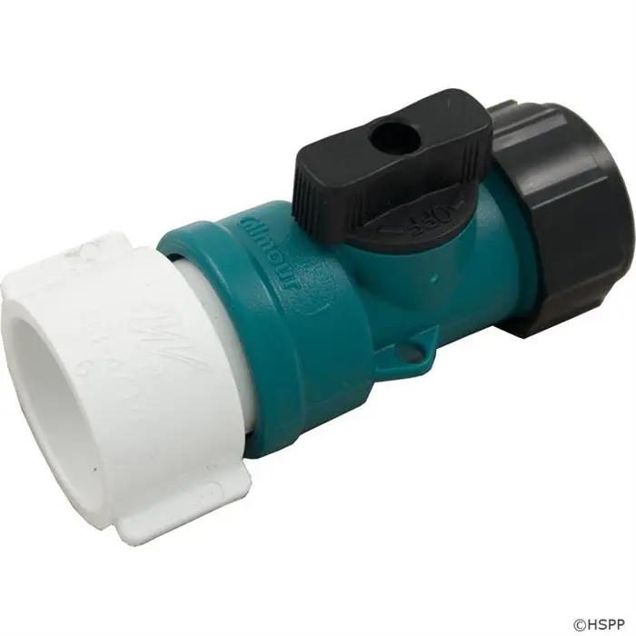 Waterway Drain Valve, 3/4" Slip x Garden Hose (400-2070) Sundance Spa Parts 4002070