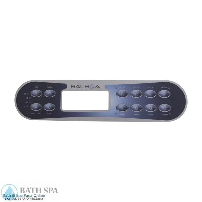 Balboa 12-Button ML900 Topside Panel Overlay (40026) Spa Parts: Spa Topside Panel Overlays (Balboa) 40026