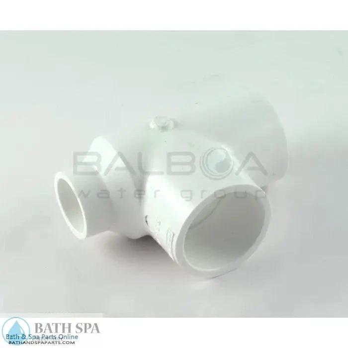 Balboa Red Tee 1" x 1/2" x 1" Slip (C=50) (401-122) PVC Plastic Fittings & Valves: Tees 401-122_lar