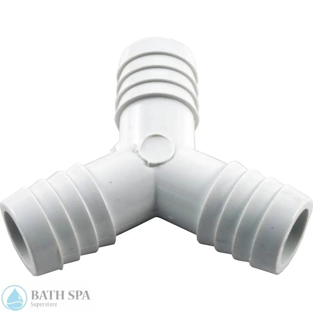 Waterway 3/4" Ribbed Barb Adapter Wye (413-1860) PVC Plastic Fittings & Valves: Manifolds 413-1860_ae36e731-8e28-4260-9fbc-52bbca9bb6c0