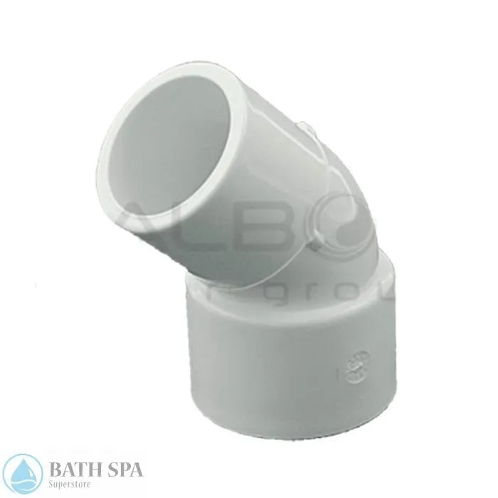 PVC Street Elbow 45 Degree 1" (427-010) PVC Plastic Fittings & Valves: Other 427-010_lar