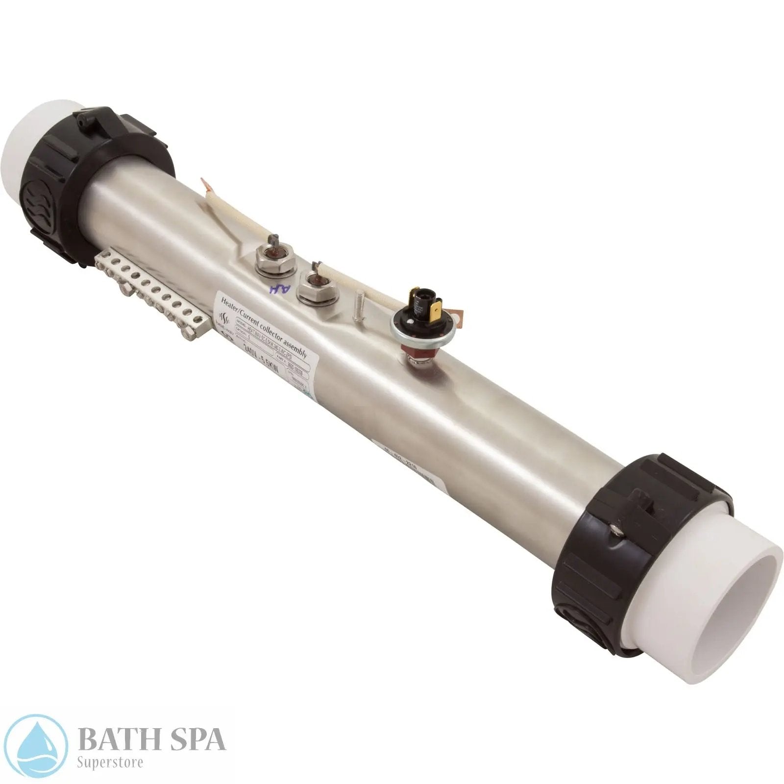 Gecko Heater S-Class, 5.5kW, 15"x2", 230, w/ PS, OEM (9920-100339) Spa Parts 46-402-2216_XL