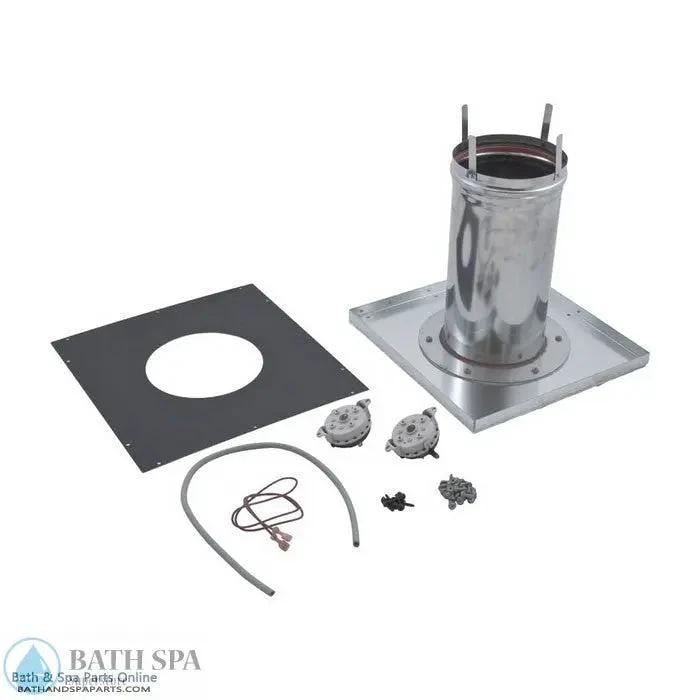 Hayward Universal H200FD Positive Pressure Indoor Vent Adapter (UHXPOSHZ12001) Spa Parts: Spa Heaters (Gas Heater Parts) 47-150-1675_xl