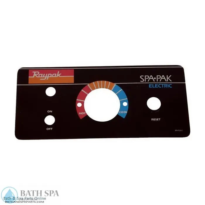 Raypak ELS Dial Plate (900615) Spa Parts: Spa Heaters (Raypak Spa Heater Parts) 47-197-1034_xl