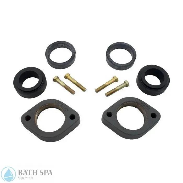 Raypak 105A/105B/155A/185A/R185/207A In/Out Flange Kit (003766F) Spa Parts: Spa Heaters (Raypak Spa Heater Parts) 47-197-1430_xl