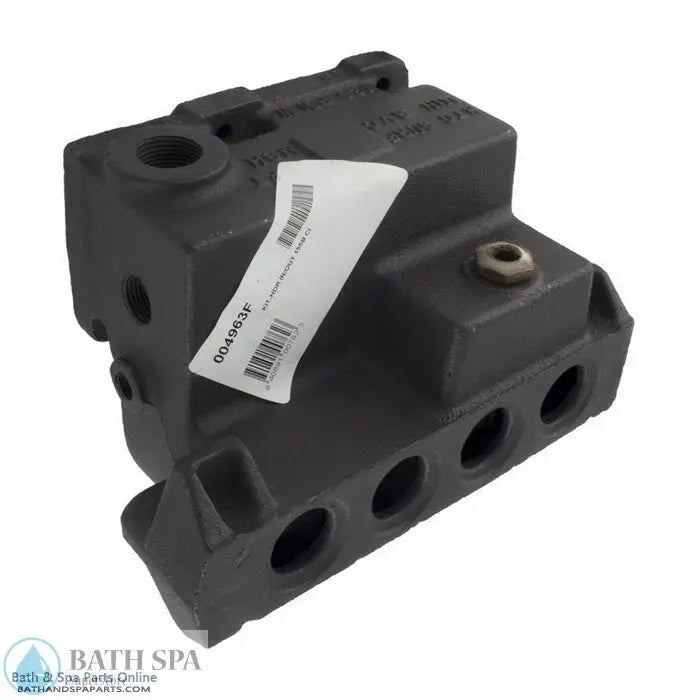 Raypak 155B/155C Cast Iron Inlet/Outlet Header (004963F) Spa Parts: Spa Heaters (Raypak Spa Heater Parts) 47-197-1566_xl