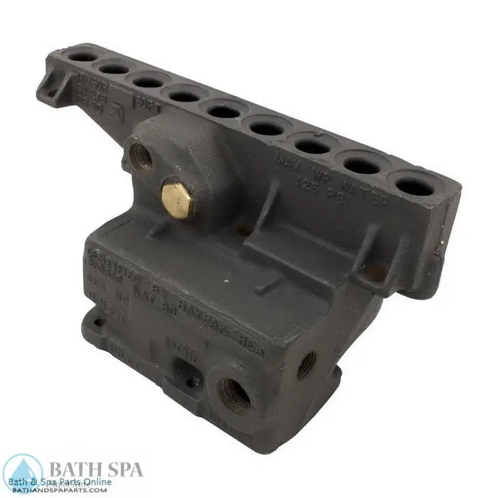 Raypak 185A/R185 Cast Iron Inlet/Outlet Header (003759F) Spa Parts: Spa Heaters (Raypak Spa Heater Parts) 47-197-1654_xl