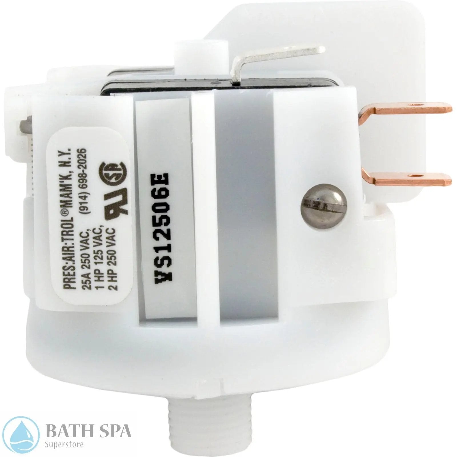 Vacuum Switch, PresAirTrol VS11106E, 21A, "mpt (VS12506E) Spa Parts 47-369-2000_4-SIDE__XL