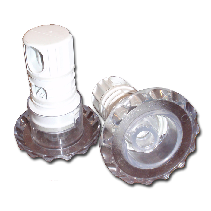 Luxury Jet, High Flow, Scallop Trim, Clear (47074199) Spa Parts