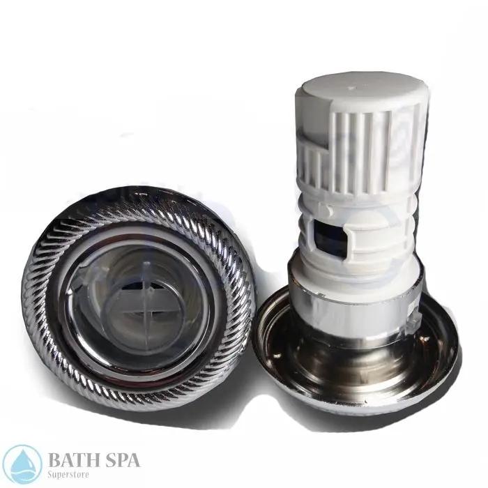 Luxury Jet, High Flow, Rope Trim, Polished Chrome (470741-PC) Spa Parts 470741PC