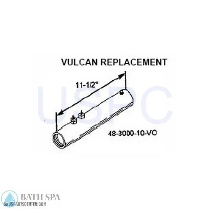 Heater Element 6 kw Flo-Thru heater Assembly Spa Parts 48-3300-10-vo-r