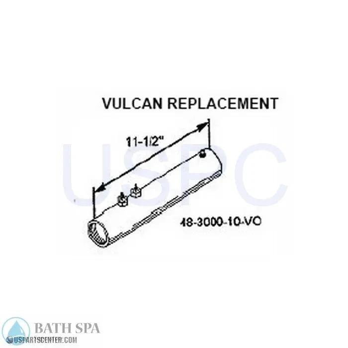 Heater Element 6 kw Flo-Thru heater Assembly Spa Parts 48-3300-10-vo-r