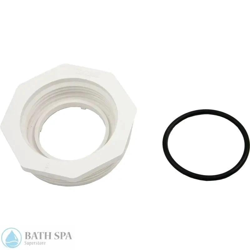 Gecko AquaFlo Pump Union Adapter 2 Inch MBT To One And One Half Inch MBT Without O Ring For Marine Aquarium Plumbing PVC Plastic Fittings & Valves: Unions 50100130