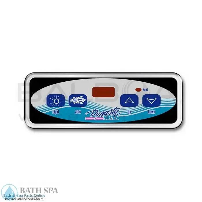 Balboa VL403 Dynasty DYN50 E4 Lite Digital Spa Topside Panel (52052) Spa Parts: Spa Topside Panels (Balboa Topside Panels) 52052_lar