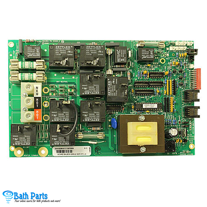 Balboa Circuit Board, 2000LE, Serial Standard, 8 Pin Phone Cable (52295) Spa Parts