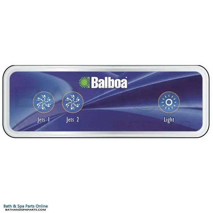 Balboa 2JE E4 Auxiliary Serial Standard Spa Topside Panel (52403-01) Spa Parts: Spa Topside Panels (Balboa Topside Panels) 52403-01_lar