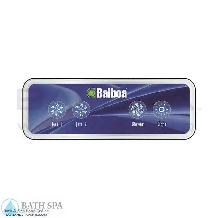 Balboa E4 Auxiliary Deluxe Spa Topside Panel (53332) Spa Parts: Spa Topside Panels (Balboa Topside Panels) 53332_lar