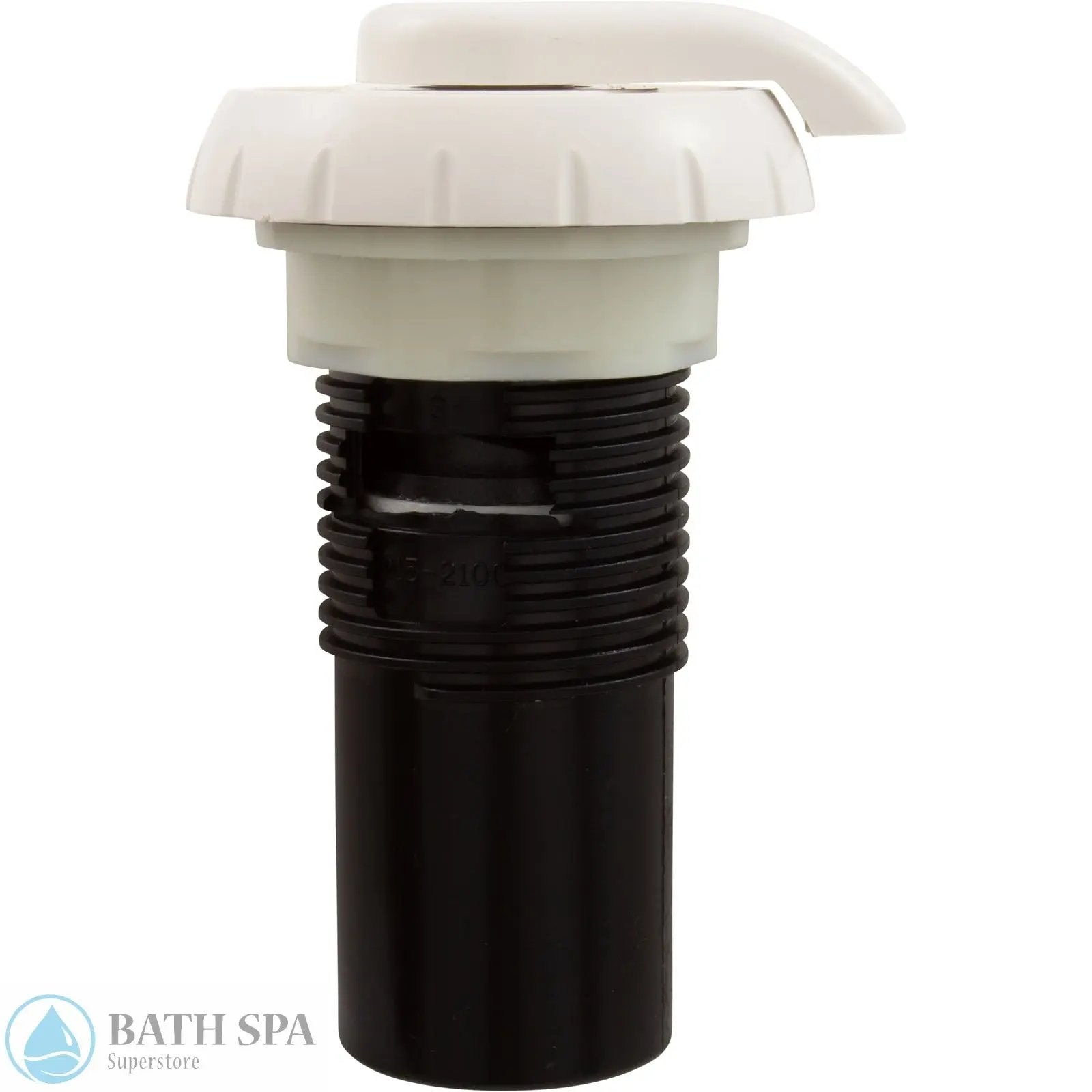 Waterway Air Control - 1" Top Access Notched Style, White (660-3570) Spa Parts 54-270-2025_4-SIDE__XL