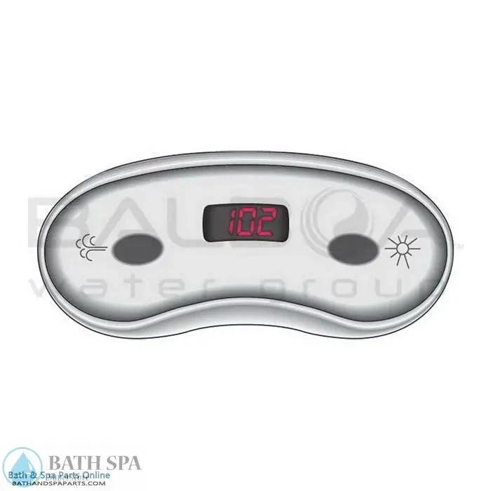 Balboa E2SLV Advantage ADVCE1 Spa Topside Panel (54072SLV) Spa Parts: Spa Topside Panels (Balboa Topside Panels) 54072slv_lar
