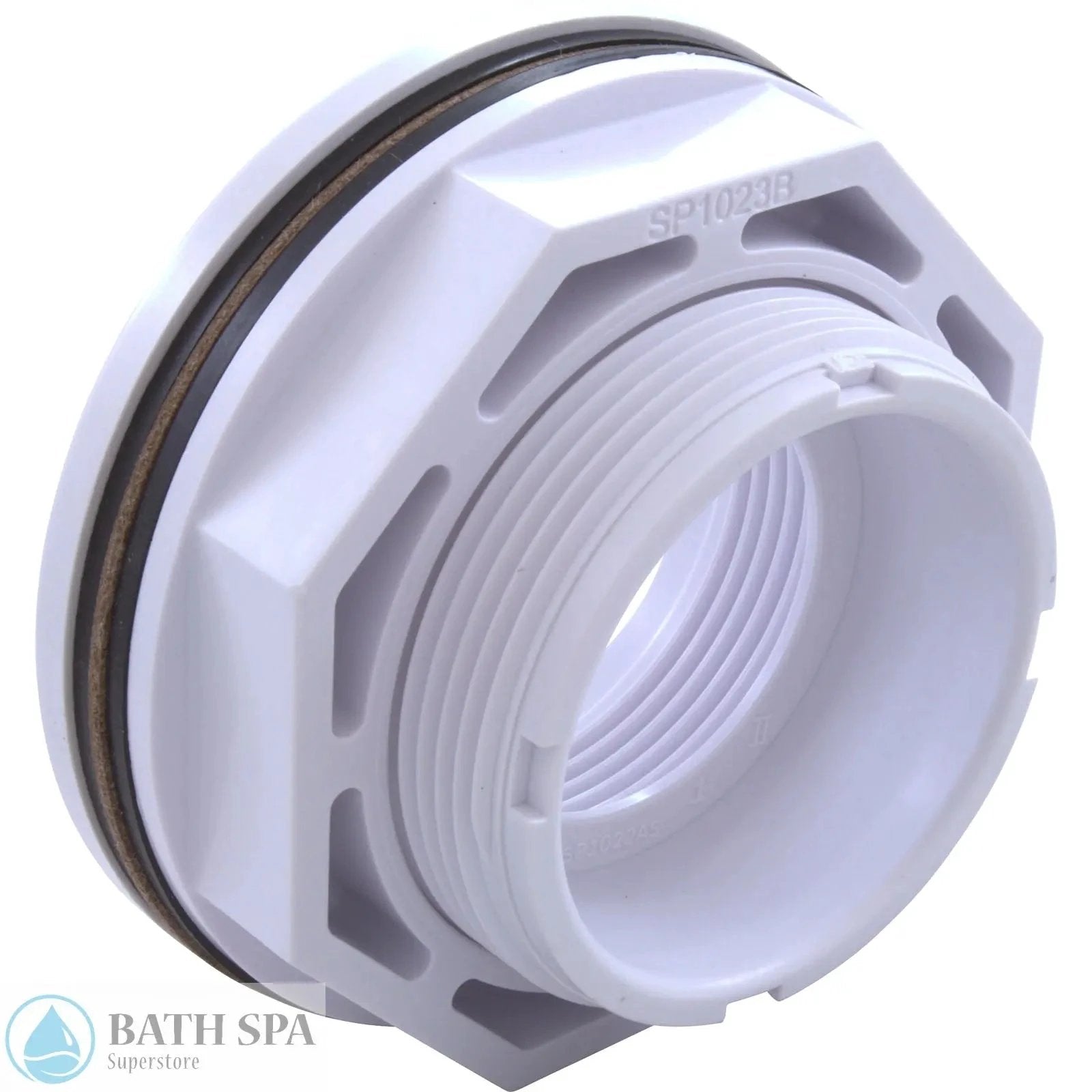 Hayward Inlet Fitting, 2-3/8"hs, w/Gasket, Nut (SP1023S) PVC Plastic Fittings & Valves: Inlet/Outlet Fittings 55-150-2266_1-REVERSE__XL