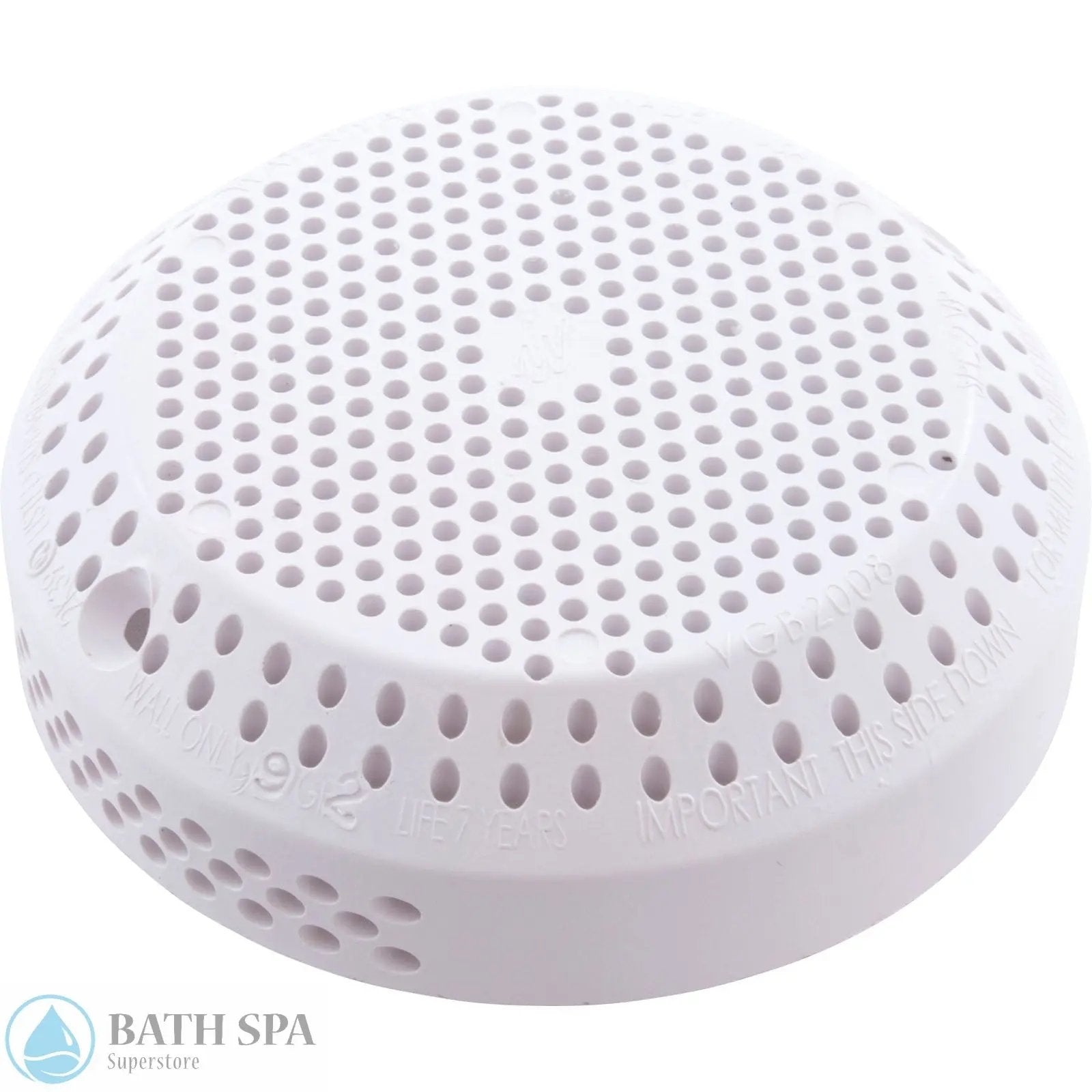 Waterway Suction Cover, 3-1/2" Hi-Flow, White (642-3250) Bath Parts: Bath Parts Suction (Waterway) 55-270-2864_XL_373956c8-dfa4-47a8-a4c9-c0b254c5db35