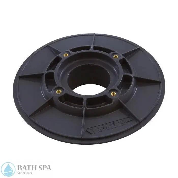 AquaStar Wall Fitting 6 Inch Diameter Hub Two And Three Eighths Inch Two Inch MPT To One And One Half Inch Slip Dark Grey Pool Parts: Pool Main Drain 55-300-1050_XL