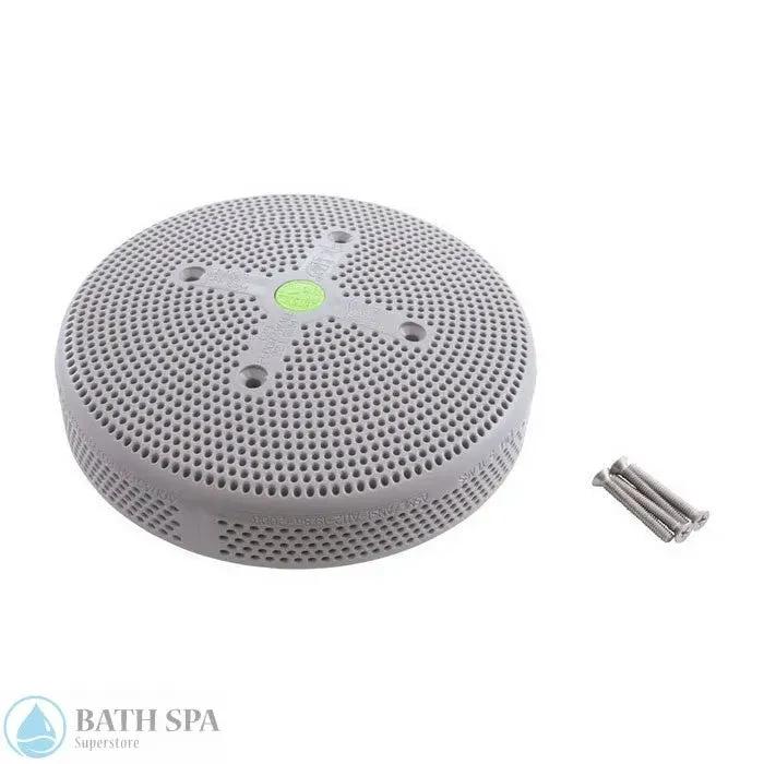 AquaStar 6 Inch Suction Cover HydroAir Replacement With Screws Light Grey 244 GPM Model 6HPHA103 Spa Parts: Spa Suctions (VGB Approved) 55-300-1067_XL