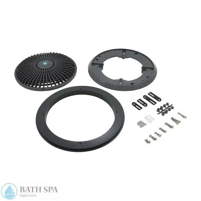 AquaStar 10 Inch Round Main Drain Grate Retro Universal Dark Grey A10RCFR105 For Pools Pool Parts: Pool Main Drain 55-300-1112_XL