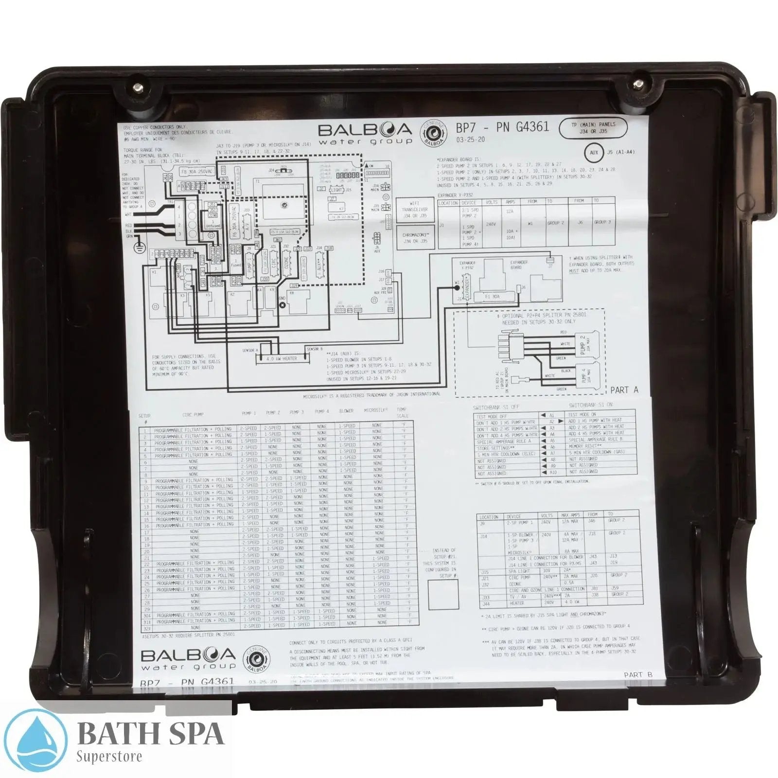Balboa Spa Control, 54587, INF110, Infinity Spa Pack with topside (54587) (G6406) Icon-Keys-Infinity Parts 58-138-3260_7-DIAGRAM__XL_13311b2c-a71d-4dc4-9224-d4a749a2b337