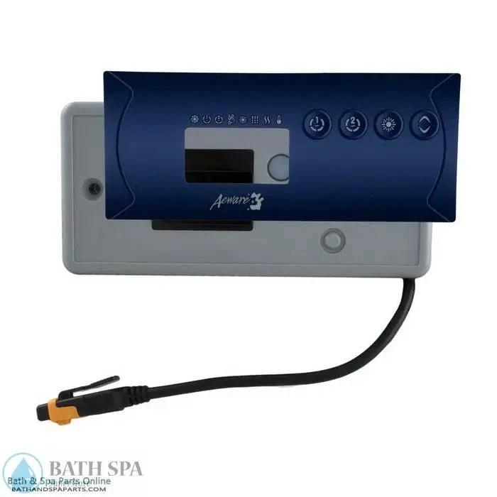 Gecko TSC 19AE Four Button Spa Topside Panel For Two Pumps Large Rectangular 20 Foot Cord BDLK192OP20 Spa Parts: Spa Control Systems (Gecko) 58-337-1553_XL